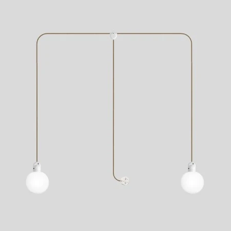 EIVA IP65 2-fall plug-in outdoor lamp with UK plug and unbreakable Unbreak-a-Ball shades - SN06