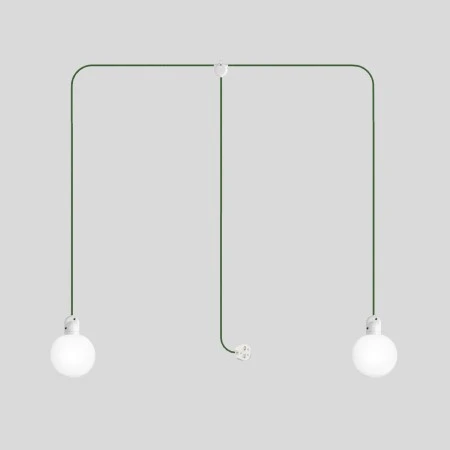 EIVA IP65 2-fall plug-in outdoor lamp with UK plug and unbreakable Unbreak-a-Ball shades - SX08