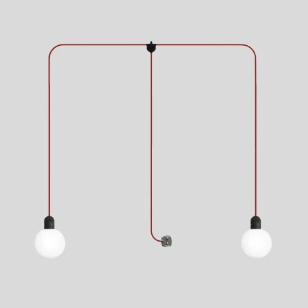 EIVA IP65 2-fall plug-in outdoor lamp with UK plug and unbreakable Unbreak-a-Ball shades - SM09
