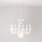Suspension lamp with classic SHHANDELIER shade made of sound-absorbing material