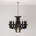 Suspension lamp with classic SHHANDELIER shade made of sound-absorbing material