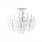 Suspension lamp with classic SHHANDELIER shade made of sound-absorbing material