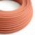 Electric cable covered in peach-coloured fabric - The Original Creative Cables, for modern and vibrant lamps - RM23
