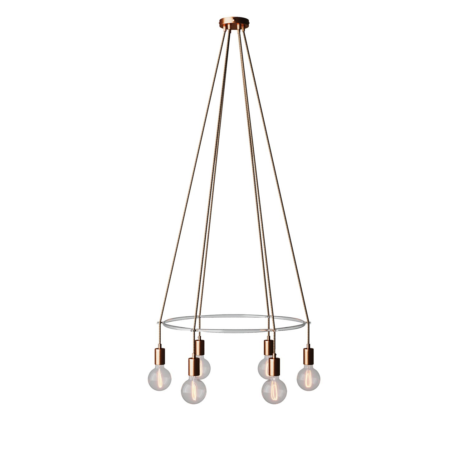 6-fall Cage Globe Lamp