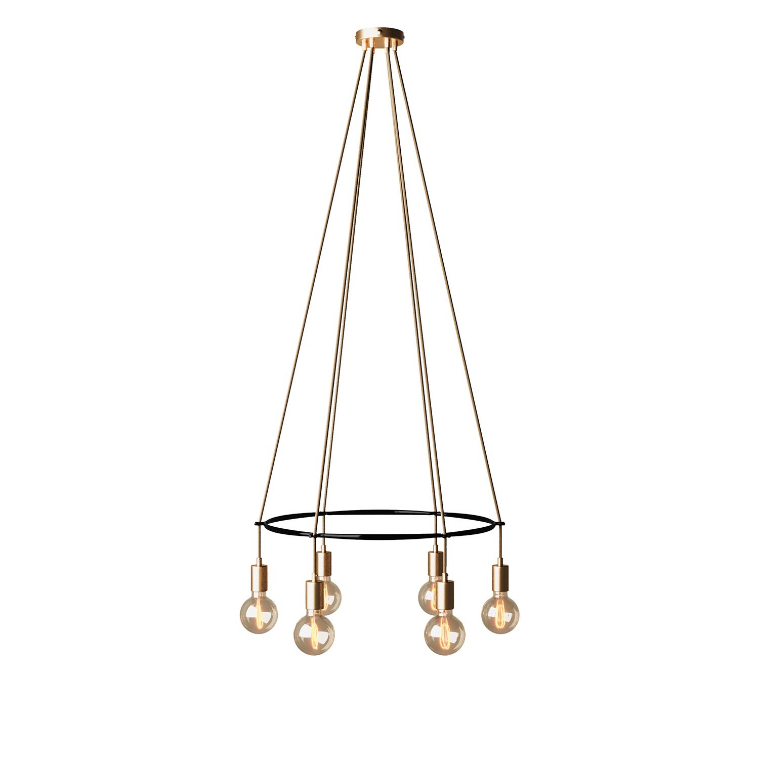 6-fall Cage Globe Lamp