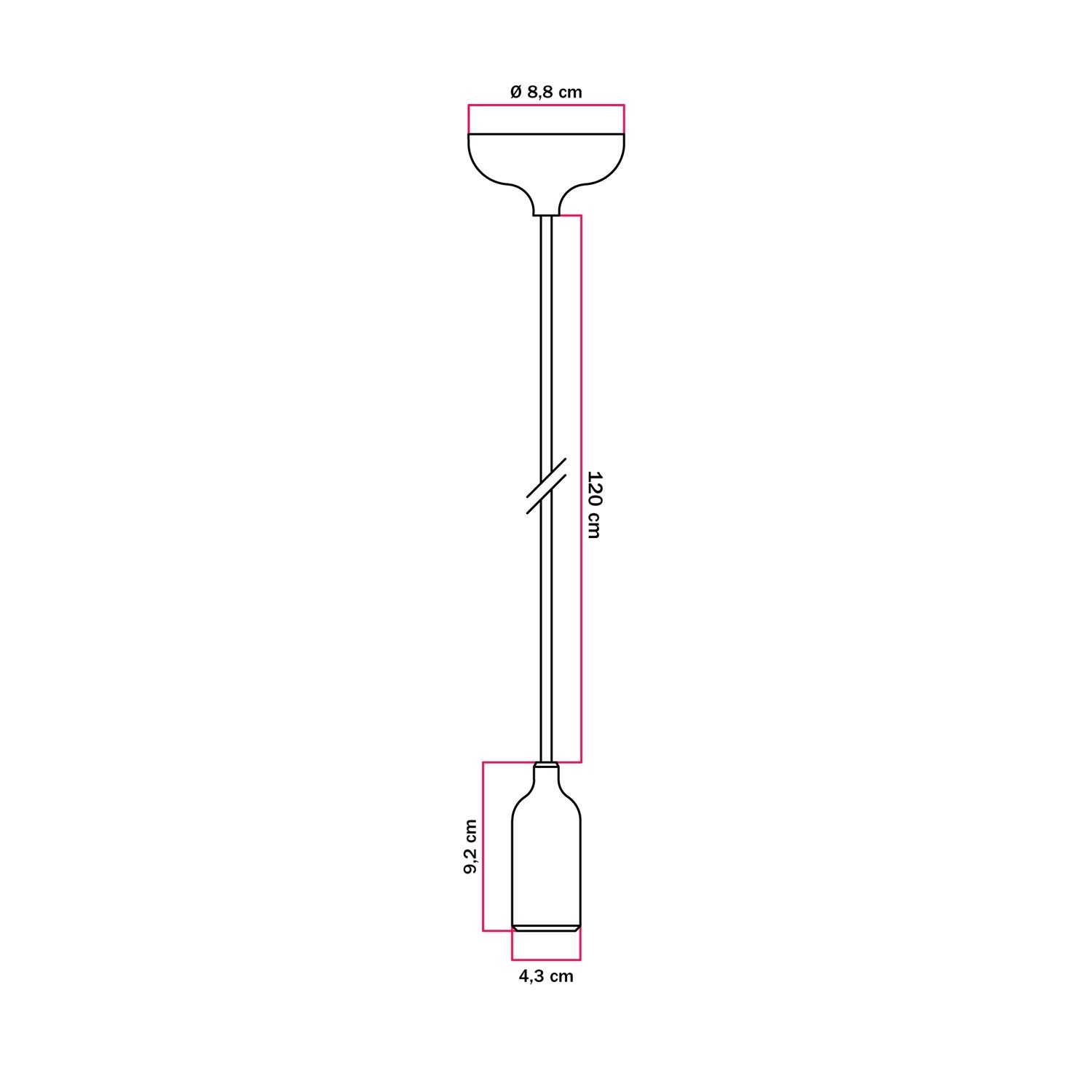 Colourful silicone suspension lamp with fabric cable