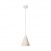 Pendant lamp with wooden conical lampshade