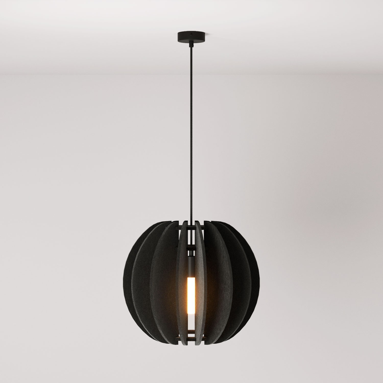 LAMPSHHADE - Pendant lamp with elliptical shade
