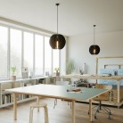 LAMPSHHADE - Pendant lamp with elliptical shade