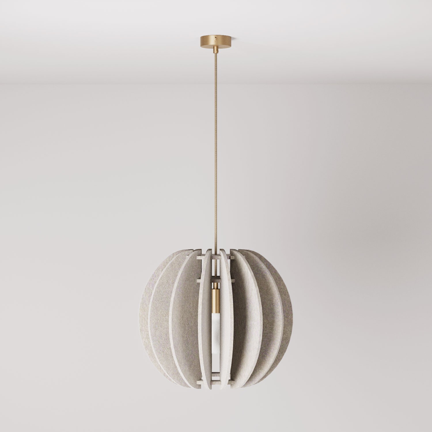 LAMPSHHADE - Pendant lamp with elliptical shade