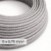DALI Textile electrical cable 5x0.75 mm² in Grey Mélange Linen - Decorative cable for lighting installations RN02