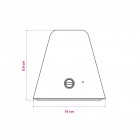 Portable and rechargeable Cabless01 lamp base