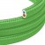 Lime Green glossy fabric-covered flat wire - PM18