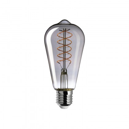 LED Smoky Edison Bulb ST64 4.8W 250Lm E27 1800K Dimmable - D02