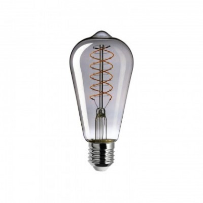 LED Smoky Edison Bulb ST64 4.8W 250Lm E27 1800K Dimmable - D02