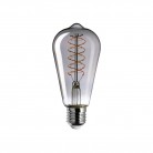 LED Smoky Edison Bulb ST64 4.8W 250Lm E27 1800K Dimmable - D02