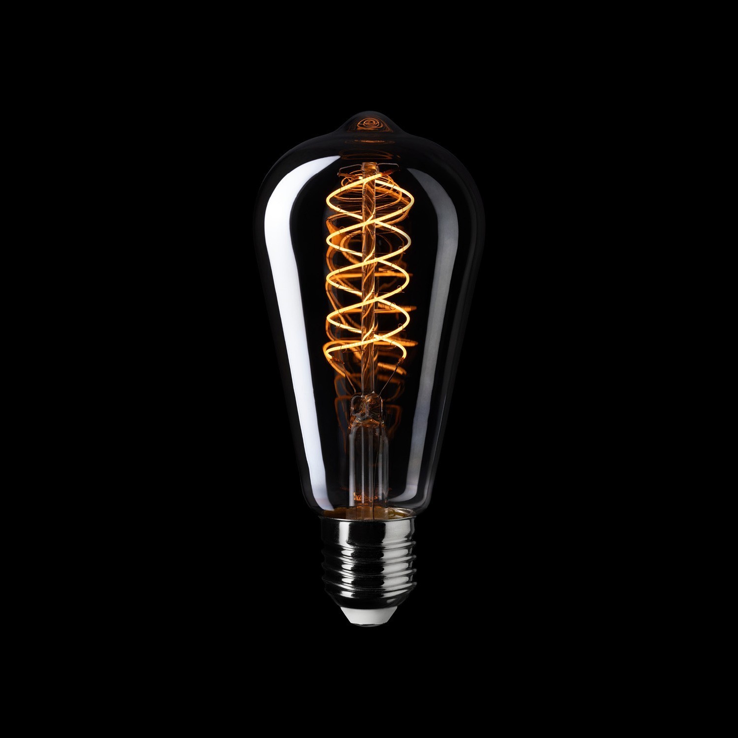 LED Smoky Edison Bulb ST64 4.8W 250Lm E27 1800K Dimmable - D02