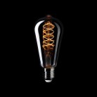 LED Smoky Edison Bulb ST64 4.8W 250Lm E27 1800K Dimmable - D02