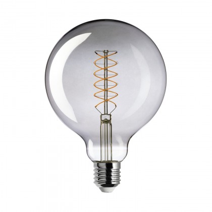 LED Smoky Globe Bulb G125 4.8W 250Lm E27 1800K Dimmable - D04