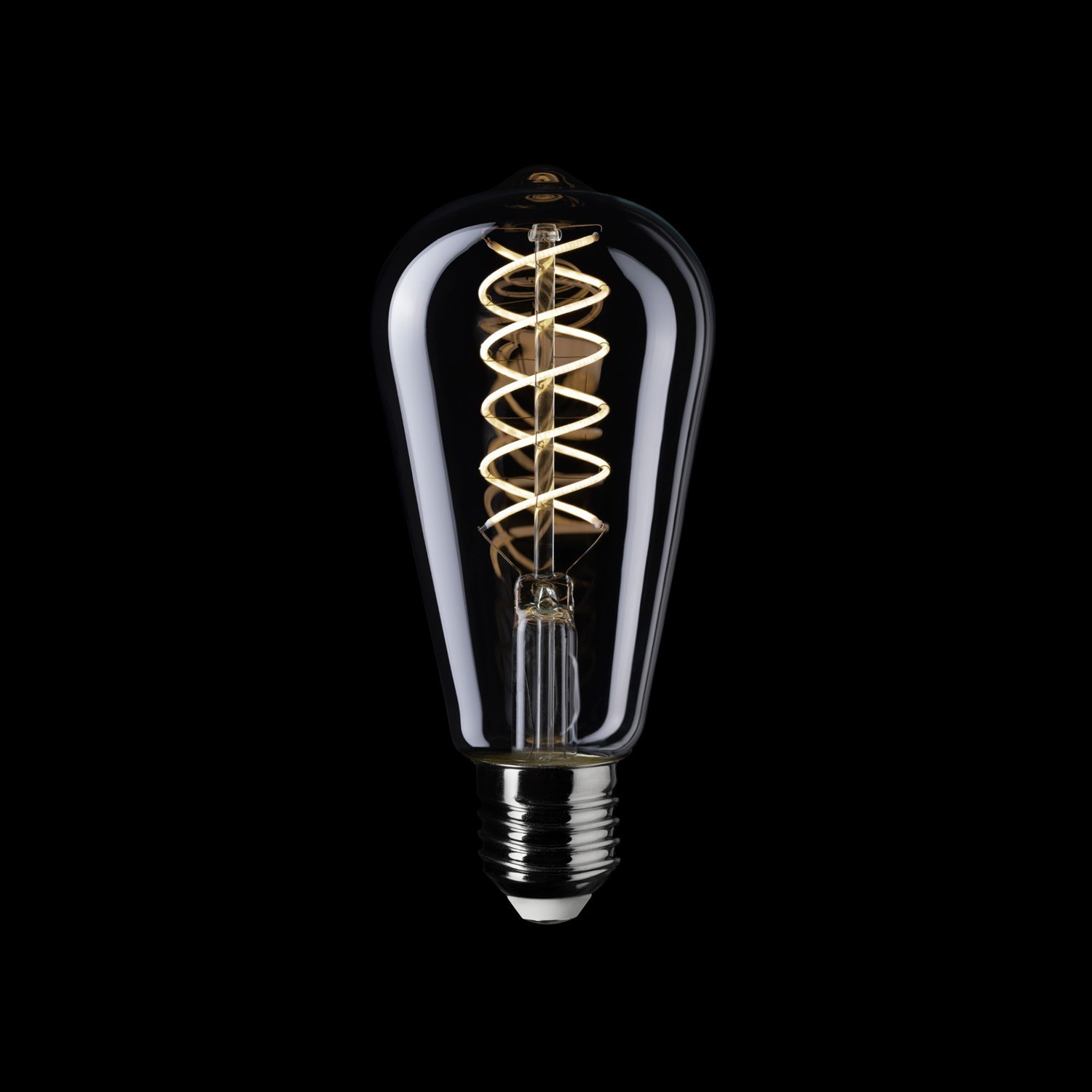 LED Edison White Filament Bulb ST64 5.9W 500Lm E27 2700K Dimmable - W02