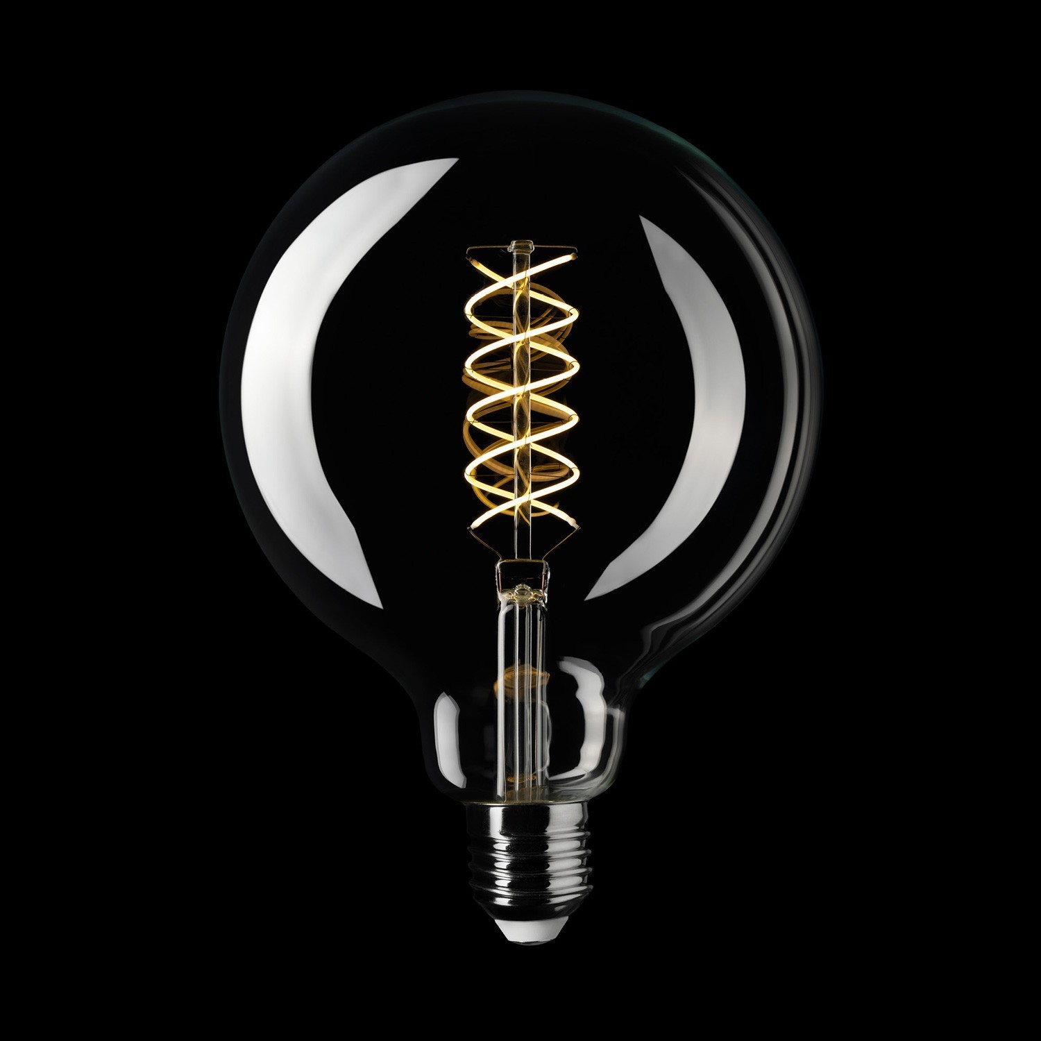LED Filament Bulb White Globe G125 5.9W 500Lm E27 2700K Dimmable - W04