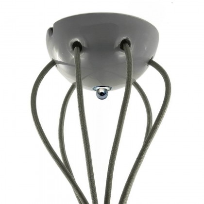 Ceramic 7-hole ceiling rose kit - Grey