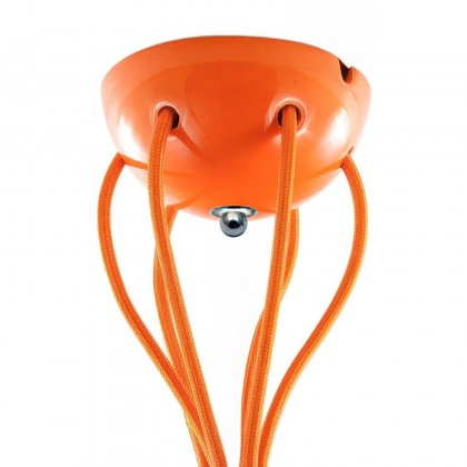 Ceramic 7-hole ceiling rose kit - Orange