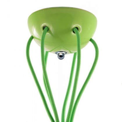 Ceramic 7-hole ceiling rose kit - Pistachio green
