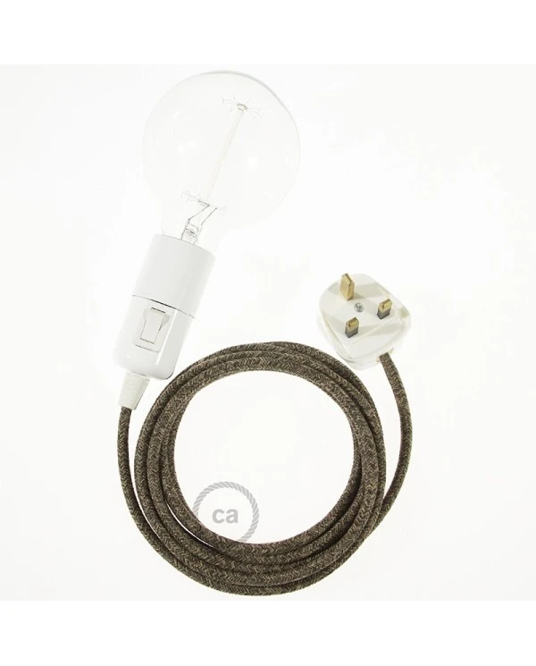 Create your RN04 Brown Natural Linen Snake and bring the light wherever you want.