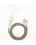 Create your RS82 Brown Glittering Natural Linen Snake and bring the light wherever you want.