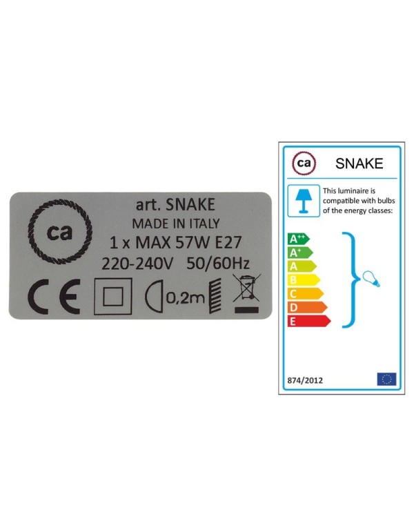 Create your RD65 Lozenge Steward Blue Snake and bring the light wherever you want.
