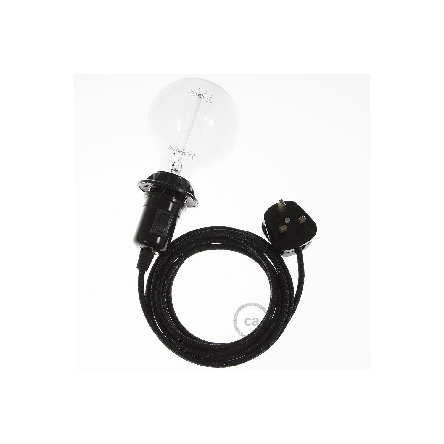 Create your RL04 Glittering Black Snake for lampshade and bring the light wherever you want.