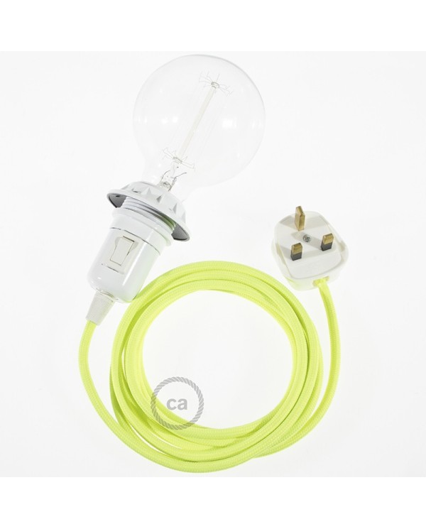 Create your RF10 Yellow Fluo Snake for lampshade and bring the light wherever you want.