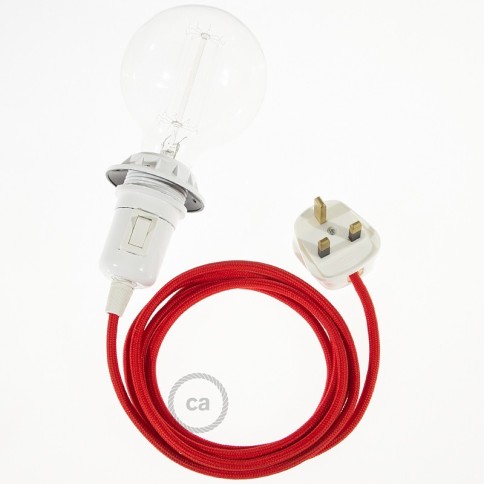 Create your RM09 Red Rayon Snake for lampshade and bring the light wherever you want.