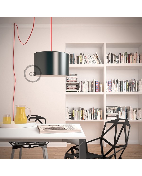 Create your TC63 Grey Green Cotton Snake for lampshade and bring the light wherever you want.