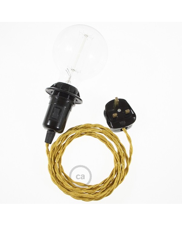 Create your TM05 Gold Rayon Snake for lampshade and bring the light wherever you want.