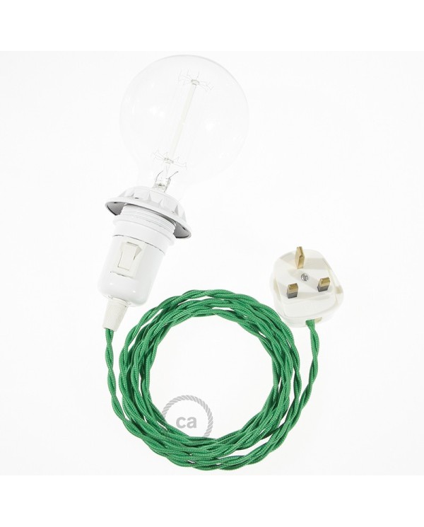 Create your TM06 Green Rayon Snake for lampshade and bring the light wherever you want.