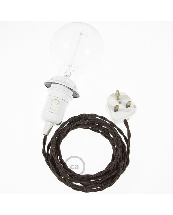 Create your TM13 Brown Rayon Snake for lampshade and bring the light wherever you want.