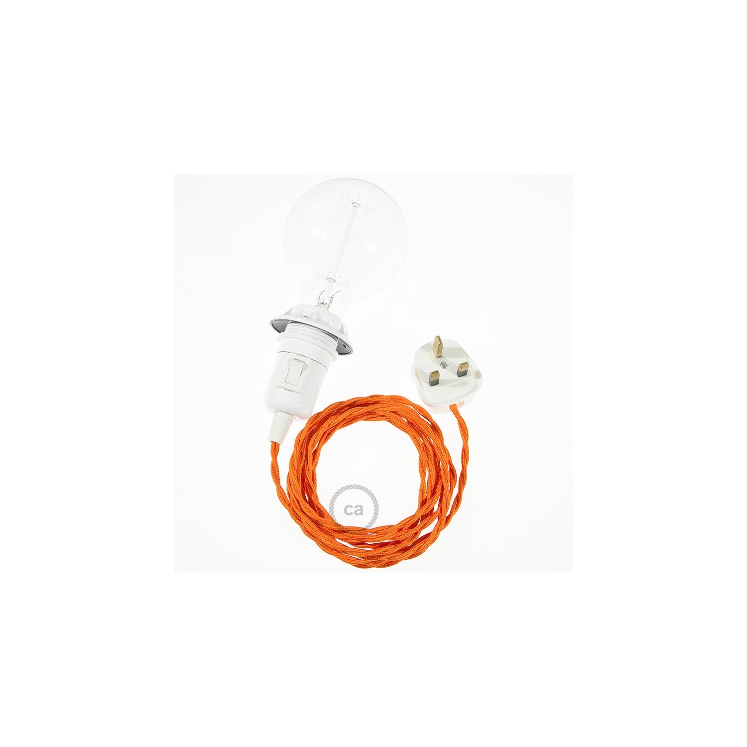 Create your TM15 Orange Rayon Snake for lampshade and bring the light wherever you want.
