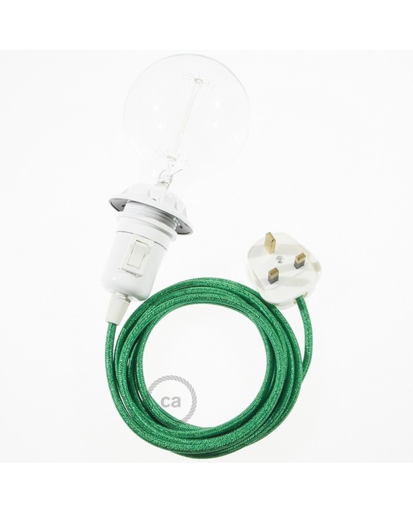 Create your RL06 Glittering Green Snake for lampshade and bring the light wherever you want.
