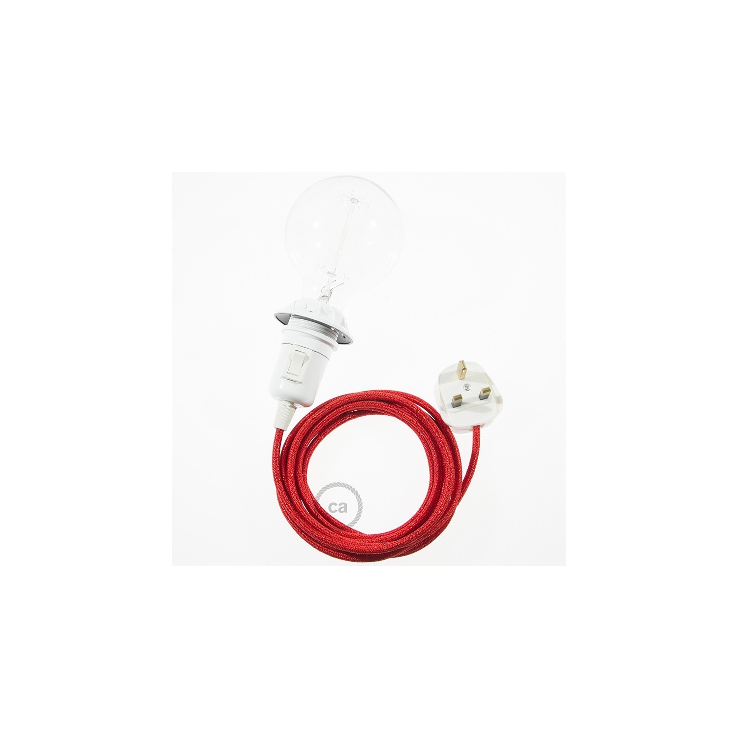 Create your RL09 Glittering Red Snake for lampshade and bring the light wherever you want.