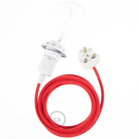 Create your RC35 Fire Red Cotton Snake for lampshade and bring the light wherever you want.