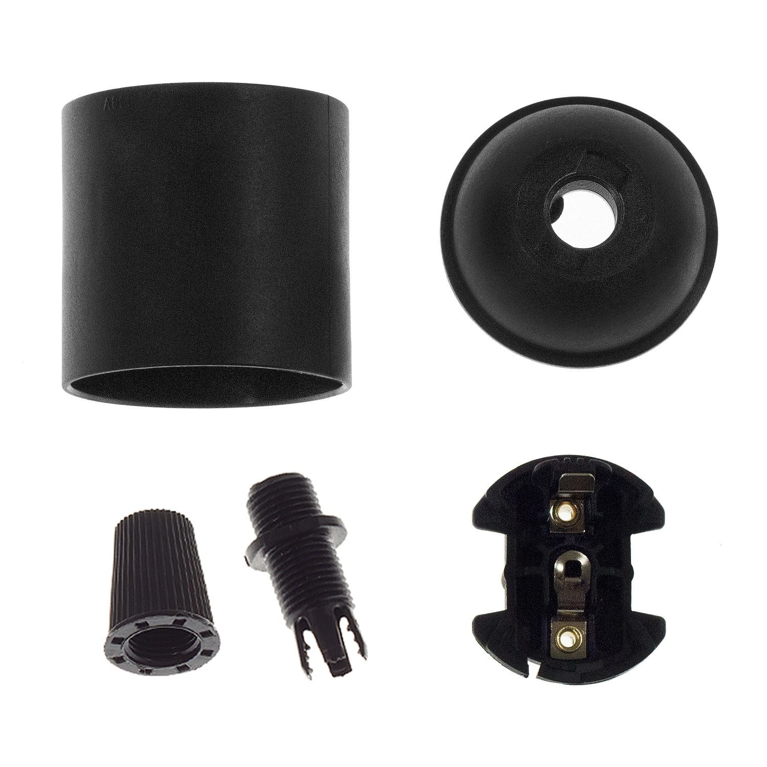 Thermoplastic E27 lamp holder kit