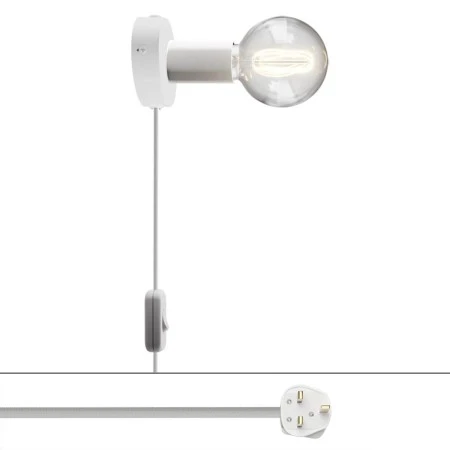 Spostaluce metal Lamp - White