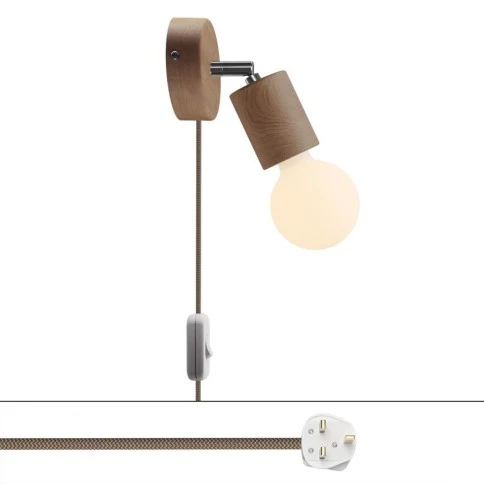 Spostaluce Lamp adjustable wooden Joint