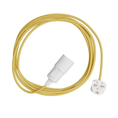 Snake - Plug-in lamp with coloured textile cable - RM10