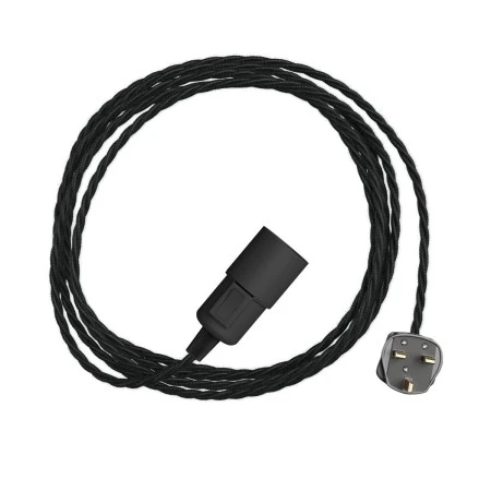 Snake Twisted - Plug-in lamp with twisted textile cable - TC04
