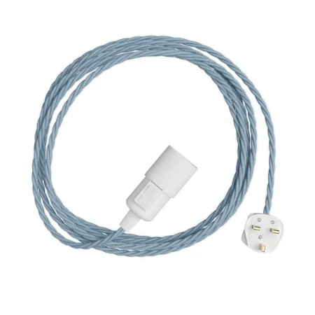 Snake Twisted - Plug-in lamp with twisted textile cable - TC53