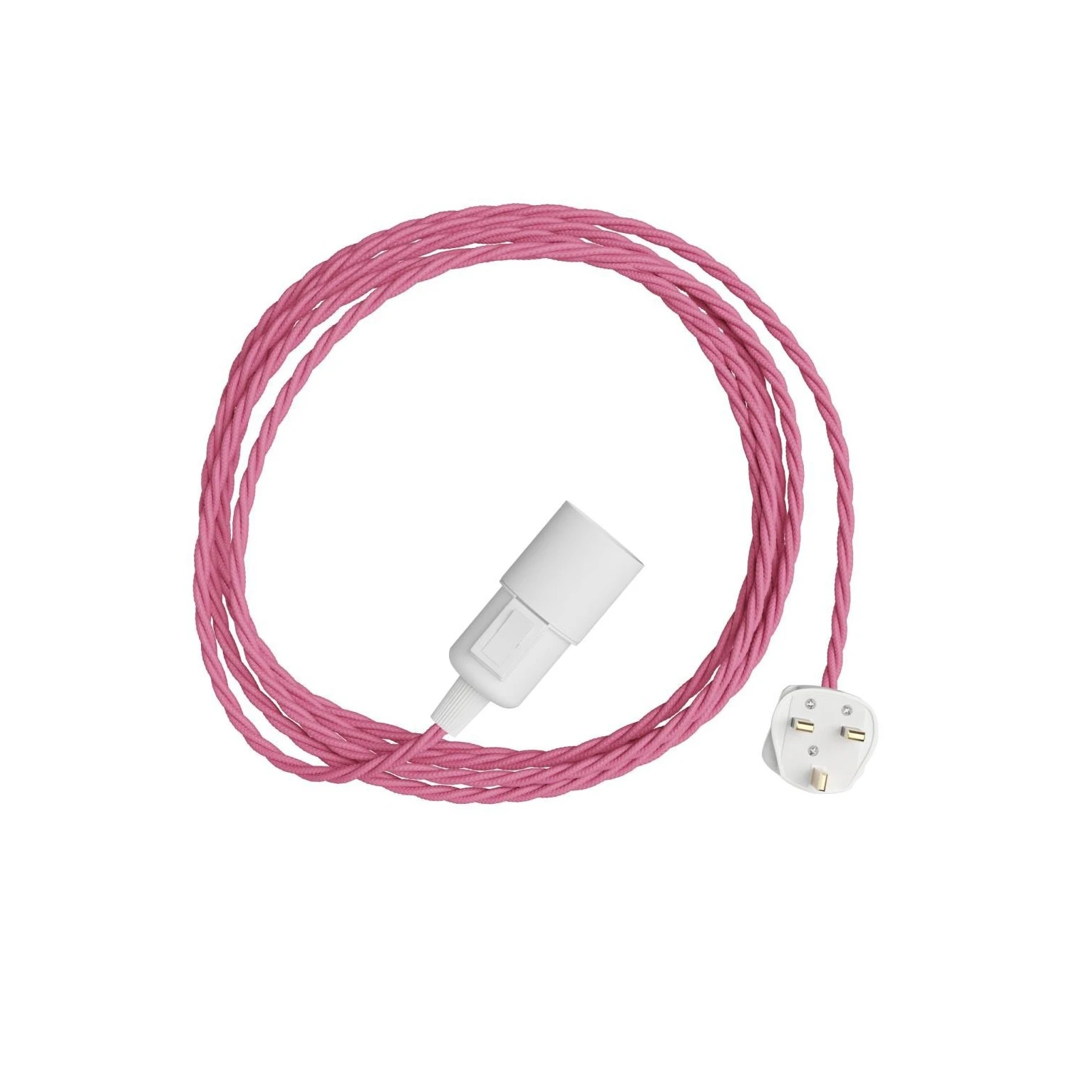 Snake Twisted - Plug-in lamp with twisted textile cable