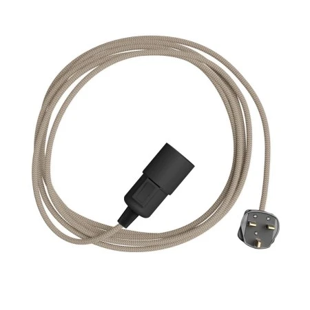 Snake Zig-Zag - Plug-in lamp with textile cable Zig-Zag effect - RD73